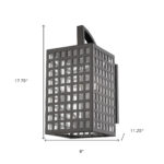 Letzel Oil-Rubbed Bronze 3-Light Wall Mount with Seedy Glass 16 Letzel Oil-Rubbed Bronze 3-Light Wall Mount with Seedy Glass