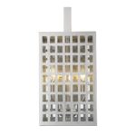Letzel 3-Light Satin Nickel Wall Sconce with Seedy Glass 13 Letzel 3-Light Satin Nickel Wall Sconce with Seedy Glass