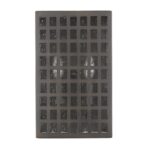 Letzel Oil-Rubbed Bronze Wall Sconce with Seedy Glass Panels