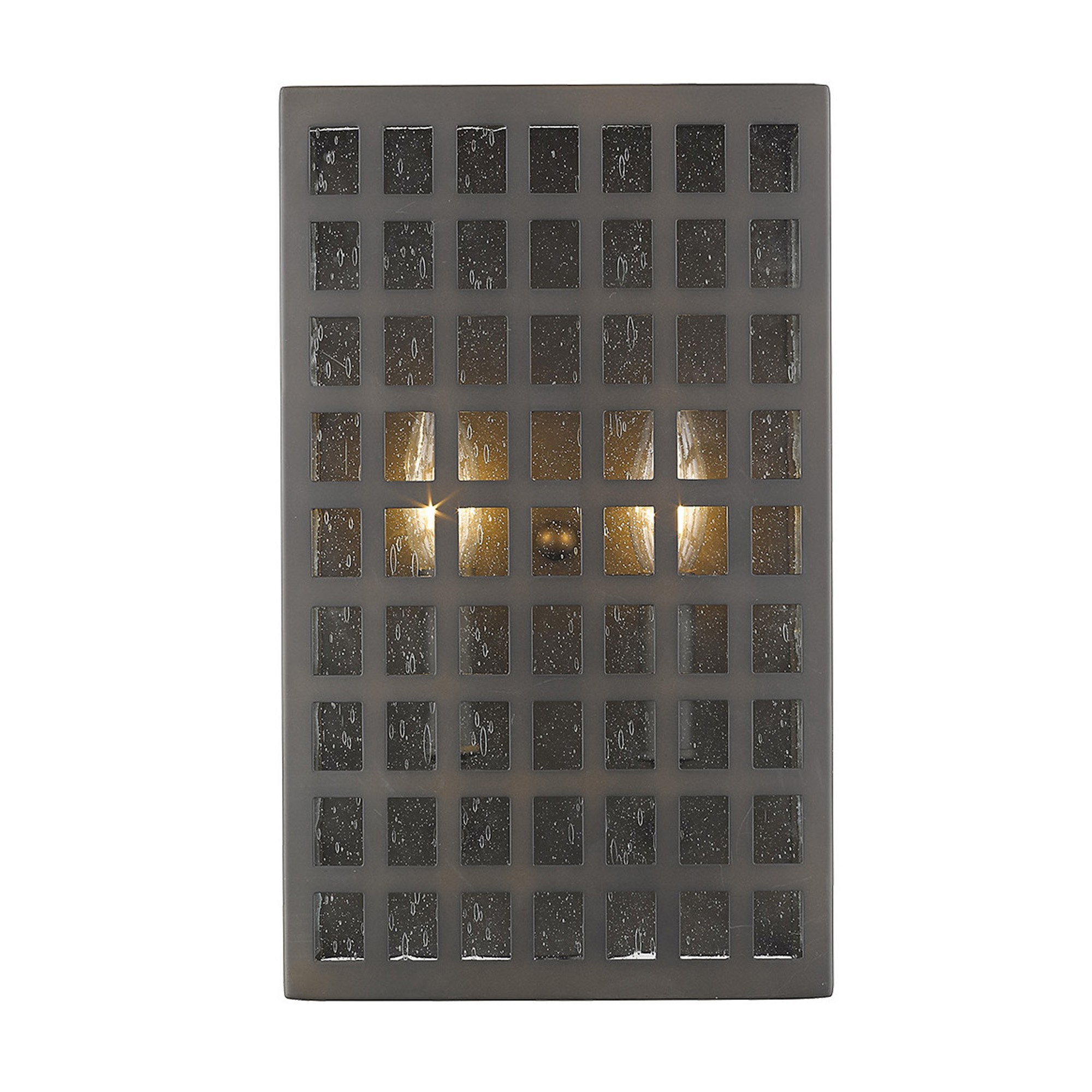 Letzel Oil-Rubbed Bronze Wall Sconce with Seedy Glass Panels 13 Letzel Oil-Rubbed Bronze Wall Sconce with Seedy Glass Panels