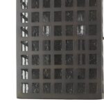 Letzel Oil-Rubbed Bronze Wall Sconce with Seedy Glass Panels