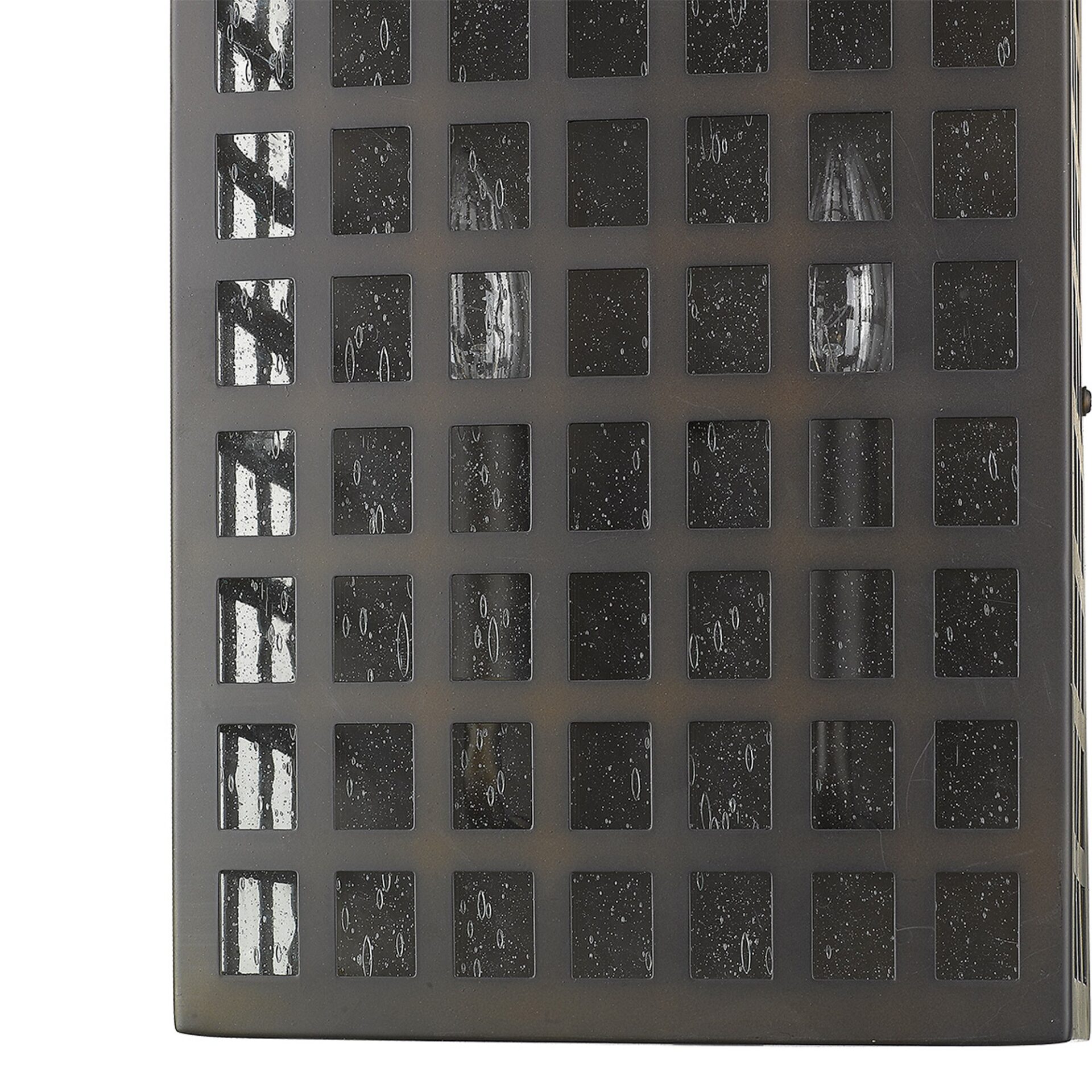 Letzel Oil-Rubbed Bronze Wall Sconce with Seedy Glass Panels 8 Letzel Oil-Rubbed Bronze Wall Sconce with Seedy Glass Panels - Image 8