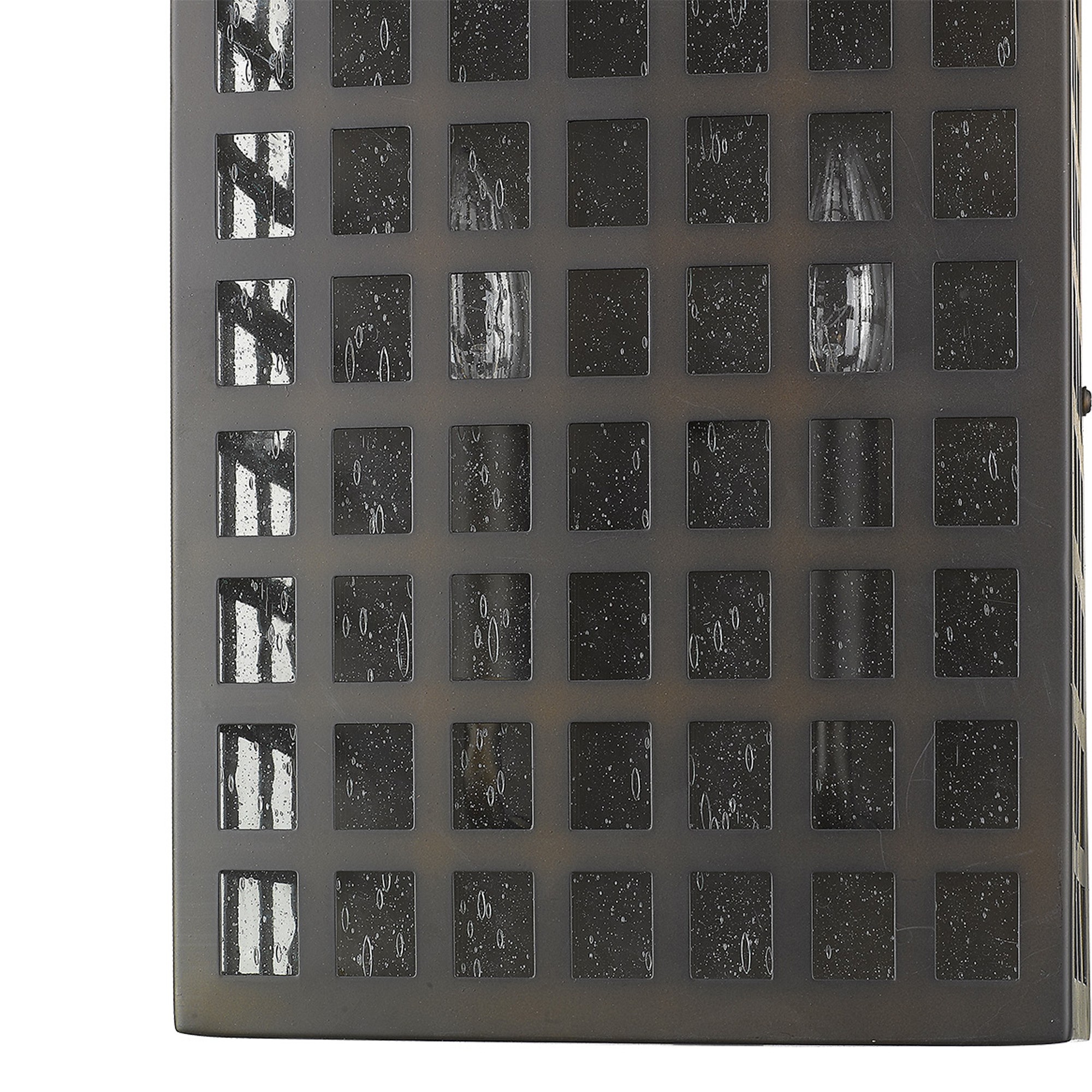 Letzel Oil-Rubbed Bronze Wall Sconce with Seedy Glass Panels 17 Letzel Oil-Rubbed Bronze Wall Sconce with Seedy Glass Panels