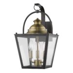Savannah Colonial 3-Light Oil-Rubbed Bronze Wall Lantern
