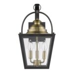 Savannah Colonial 3-Light Oil-Rubbed Bronze Wall Lantern