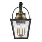 Savannah Colonial Oil-Rubbed Bronze Wall Light with Glass Panes 9 Savannah Colonial Oil-Rubbed Bronze Wall Light with Glass Panes