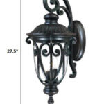 Naples Italianate Mahogany Wall Light with Clear Seeded Glass 10 Naples Italianate Mahogany Wall Light with Clear Seeded Glass