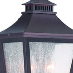 Antique Bronze Two Light Tapered Pocket Wall Lantern