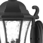 XL Matte Black Traditional Tapered Lantern Outdoor Wall Light 9 XL Matte Black Traditional Tapered Lantern Outdoor Wall Light