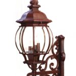 Chateau Traditional 4-Light Wall Lantern with Clear Glass