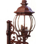 Chateau Traditional 4-Light Wall Lantern with Clear Glass