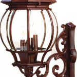 Chateau Traditional 4-Light Wall Lantern with Clear Glass