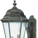 Telfair 3-Light Traditional Black Coral Wall Light 8 Telfair 3-Light Traditional Black Coral Wall Light
