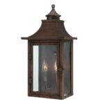 St. Charles Copper Colonial-Style 2-Light Wall Sconce 6 St. Charles Copper Colonial-Style 2-Light Wall Sconce