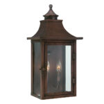 St. Charles Copper Colonial-Style 2-Light Wall Sconce 7 St. Charles Copper Colonial-Style 2-Light Wall Sconce