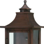 St. Charles Copper Colonial-Style 2-Light Wall Sconce 8 St. Charles Copper Colonial-Style 2-Light Wall Sconce