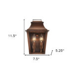 Coventry Traditional Copper Pocket Lantern with Clear Glass Panes 8 Coventry Traditional Copper Pocket Lantern with Clear Glass Panes