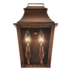 Coventry Traditional Copper Pocket Lantern with Clear Glass Panes 7 Coventry Traditional Copper Pocket Lantern with Clear Glass Panes