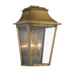 Coventry Traditional Aged Brass Wall Light with Tapered Glass 5 Coventry Traditional Aged Brass Wall Light with Tapered Glass