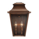Coventry Asian-Inspired Copper Pocket Wall Light with Clear Glass 7 Coventry Asian-Inspired Copper Pocket Wall Light with Clear Glass
