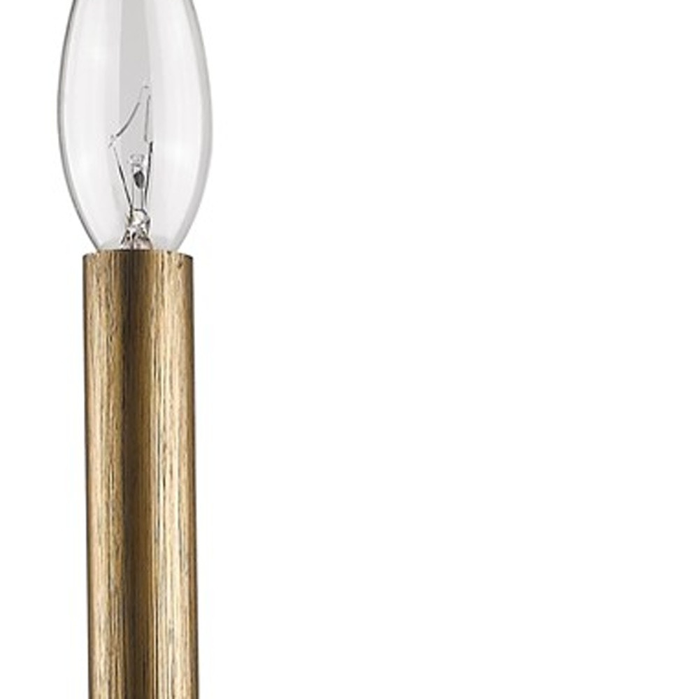 Light Gold Wall Sconce with Crystal Accent, Vintage Design 4 Light Gold Wall Sconce with Crystal Accent, Vintage Design - Image 4