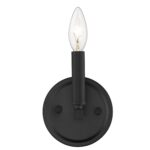 Matte Black Minimalist Wall Sconce with Exposed Bulb 13 Matte Black Minimalist Wall Sconce with Exposed Bulb