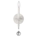 Modern Farmhouse Rustic White Sconce with Crystal Accent 12 Modern Farmhouse Rustic White Sconce with Crystal Accent
