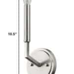 Minimalist Silver Wall Sconce with Industrial-Style Swing Arm Design 10 Minimalist Silver Wall Sconce with Industrial-Style Swing Arm Design