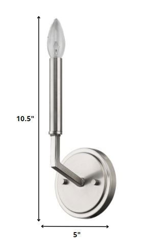 Minimalist Silver Wall Sconce with Industrial-Style Swing Arm Design 5 Minimalist Silver Wall Sconce with Industrial-Style Swing Arm Design - Image 5