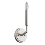 Minimalist Silver Wall Sconce with Industrial-Style Swing Arm Design 7 Minimalist Silver Wall Sconce with Industrial-Style Swing Arm Design