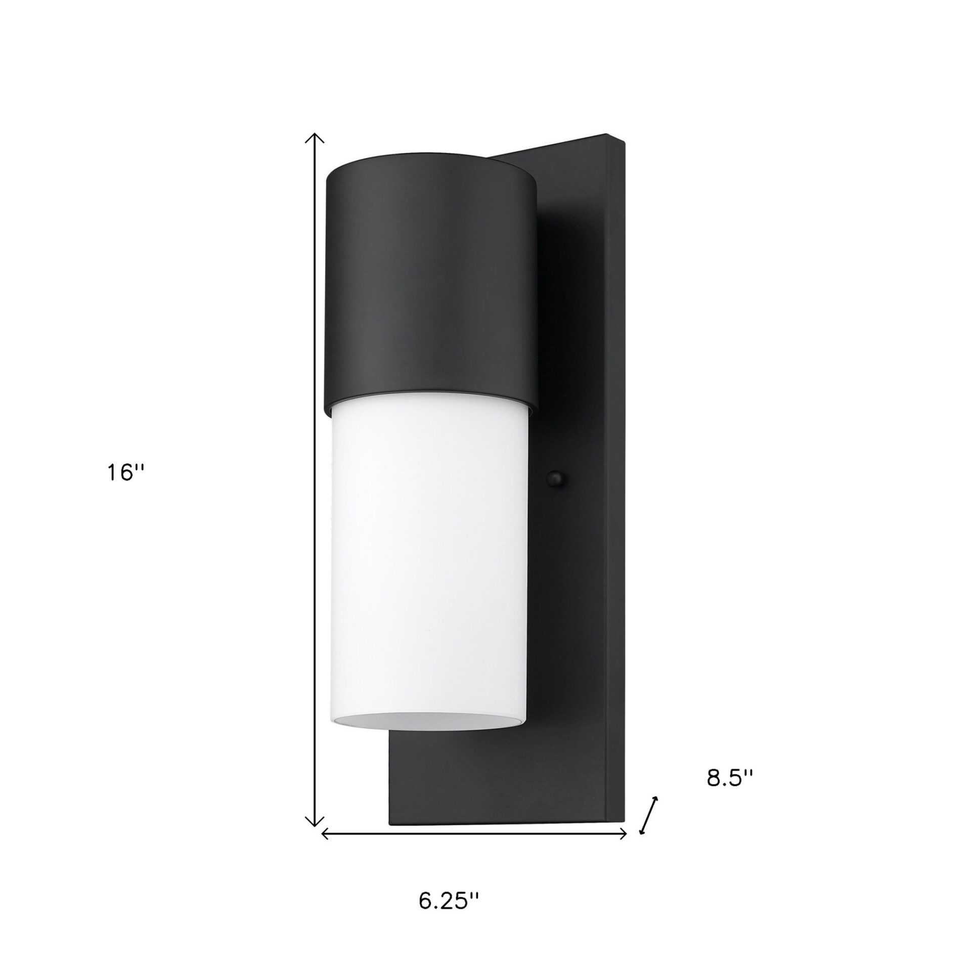 Matte Black and White Modern Wall Light 6 Matte Black and White Modern Wall Light - Image 6