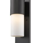 Antique Bronze and White Glass Wall Light, Contemporary Style 5 Antique Bronze and White Glass Wall Light, Contemporary Style