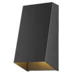 Matte Black Modern Geometric Wall Sconce for Indoor/Outdoor Use 8 Matte Black Modern Geometric Wall Sconce for Indoor/Outdoor Use