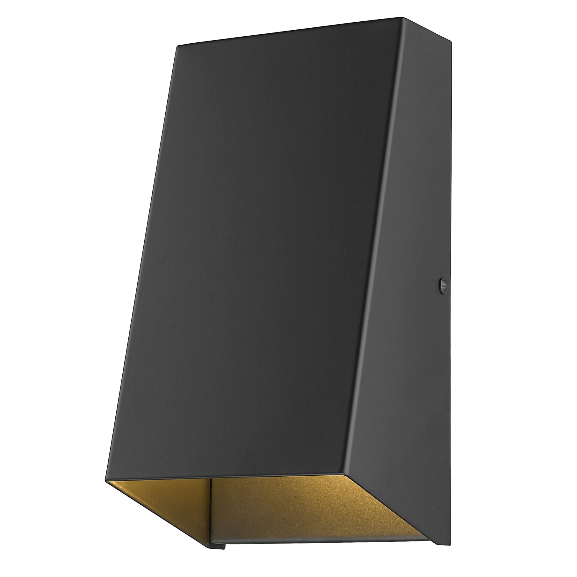 Matte Black Modern Geometric Wall Sconce for Indoor/Outdoor Use 2 Matte Black Modern Geometric Wall Sconce for Indoor/Outdoor Use - Image 2