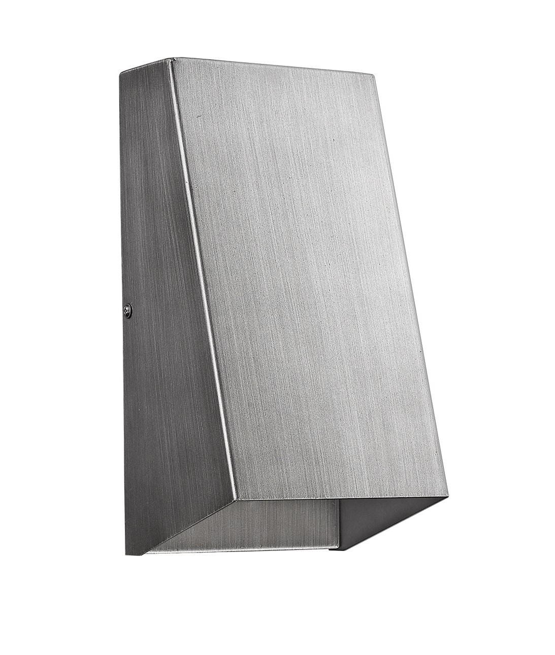 Brushed Silver Modern Geometric Wall Sconce for Indoor/Outdoor Use 3 Brushed Silver Modern Geometric Wall Sconce for Indoor/Outdoor Use - Image 3