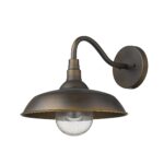 Burry Farmhouse Oil-Rubbed Bronze Outdoor Wall Light