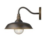 Burry Farmhouse Oil-Rubbed Bronze Outdoor Wall Light