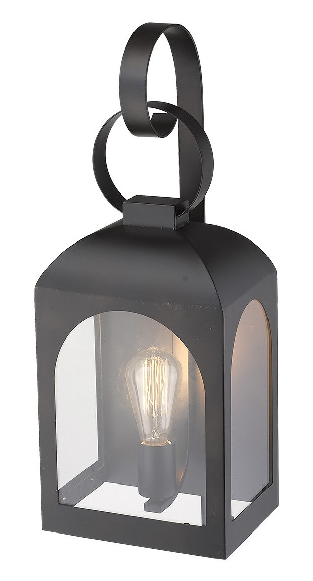 Madigan Oil-Rubbed Bronze Modern Wall Lantern with Clear Glass 2 Madigan Oil-Rubbed Bronze Modern Wall Lantern with Clear Glass - Image 2