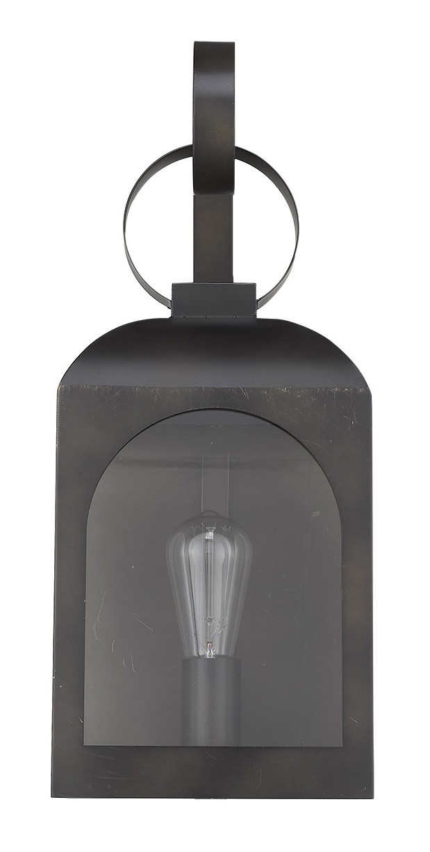 Madigan Oil-Rubbed Bronze Modern Wall Lantern with Clear Glass 5 Madigan Oil-Rubbed Bronze Modern Wall Lantern with Clear Glass - Image 5