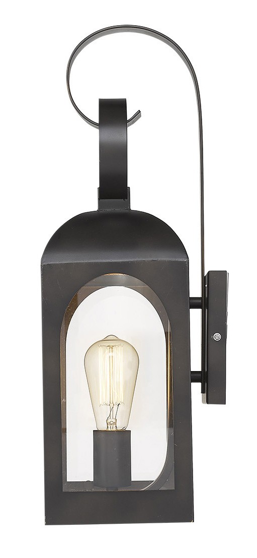 Madigan Oil-Rubbed Bronze Modern Wall Lantern with Clear Glass 6 Madigan Oil-Rubbed Bronze Modern Wall Lantern with Clear Glass - Image 6