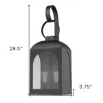 Madigan Modern Oil-Rubbed Bronze 2-Light Exterior Wall Lantern