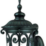 Matte Black Italianate Wall Light with Clear Seeded Glass 9 Matte Black Italianate Wall Light with Clear Seeded Glass