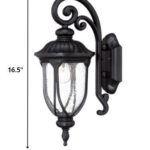 Matte Black Traditional Glass Lantern Wall Sconce 10 Matte Black Traditional Glass Lantern Wall Sconce