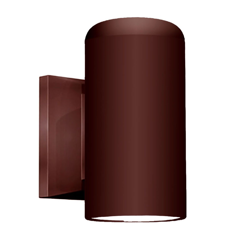 Minimalist Bronze Wall Sconce With Square Bracket and Cylindrical Design 2 Minimalist Bronze Wall Sconce With Square Bracket and Cylindrical Design - Image 2