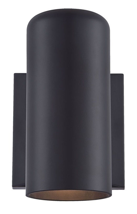 Minimalist Matte Black Wall Sconce with Cylindrical Design 4 Minimalist Matte Black Wall Sconce with Cylindrical Design - Image 4