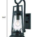 Matte Black Traditional Oil Lamp Wall Light with Glass Globe 10 Matte Black Traditional Oil Lamp Wall Light with Glass Globe