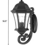 Matte Black Traditional Tapered Lantern Wall Light 10 Matte Black Traditional Tapered Lantern Wall Light