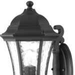 Matte Black Traditional Tapered Lantern Wall Light 8 Matte Black Traditional Tapered Lantern Wall Light