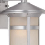Brushed Silver Shoji-Inspired Round Wall Light with Frosted Glass 9 Brushed Silver Shoji-Inspired Round Wall Light with Frosted Glass