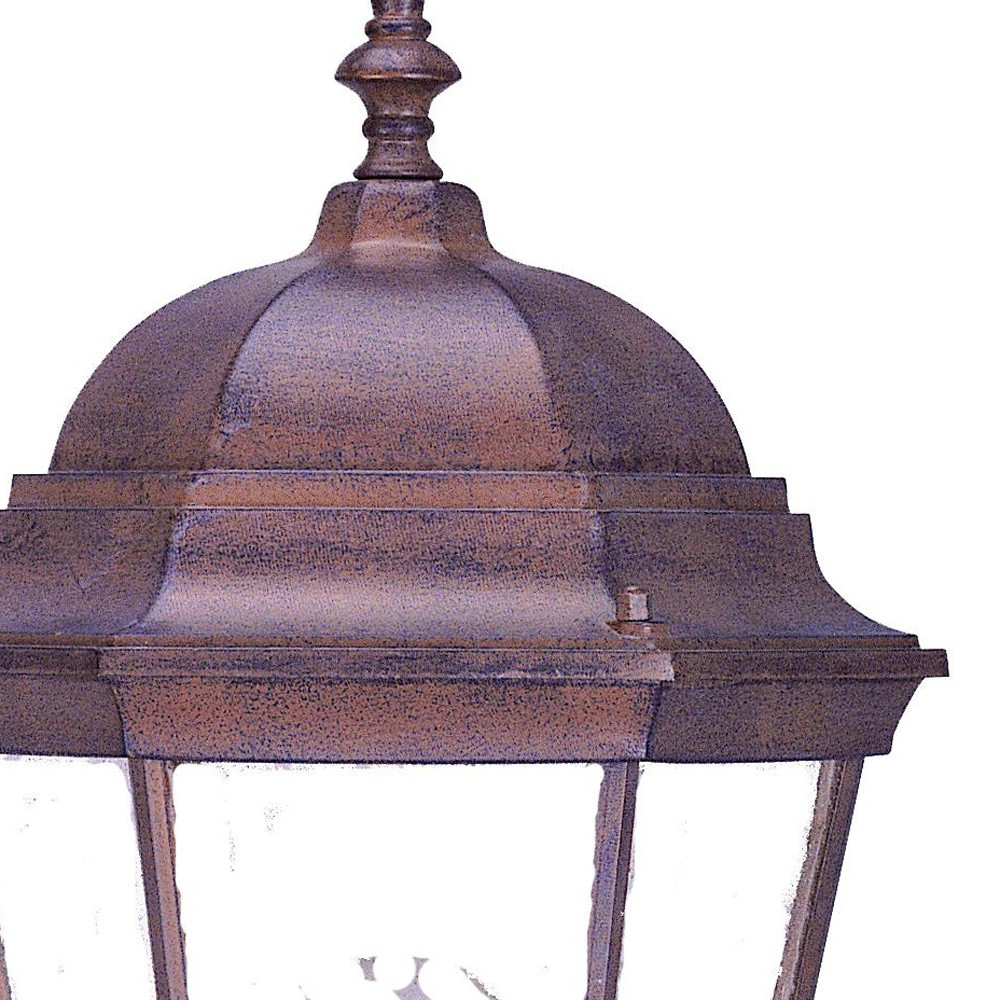 Traditional Dark Brown Swing Arm Lantern Wall Light 4 Traditional Dark Brown Swing Arm Lantern Wall Light - Image 4